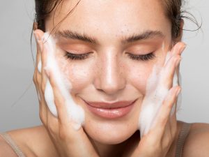 nettoyage du visage