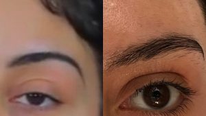 pousser les sourcils