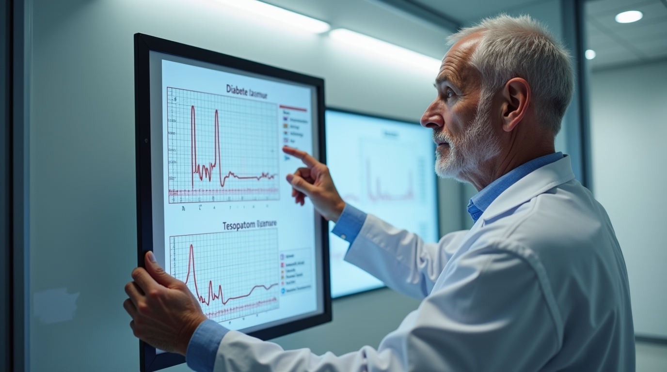 circulation sanguine et diabète chez l'homme