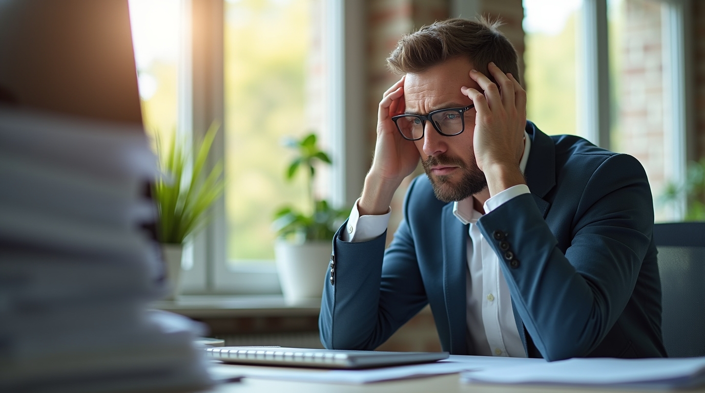 symptômes de stress chez les hommes
